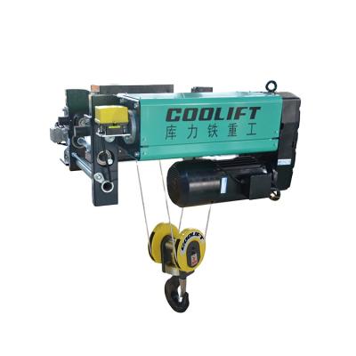 China High Quality Workshop Factory 10 Ton 12m Single Girder Electric Wire Rope Hoist for sale