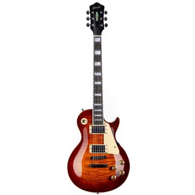 China Grote LP style musical instruments custom electric guitar mahogany body wholesale price electric22 frets for sale