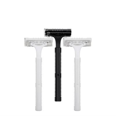 China Personal Care Triple Hot Disposable Razor Blade Safety Razor Twin Blade for sale