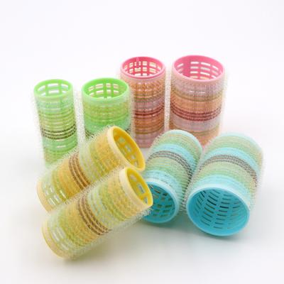 China OEM Easy To Use Colorful Durable Plastic Small Hair Curler Roller for sale