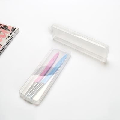 China Eco-friend plastic transparent storage box for eyebrow razor trimmer packing case razor cosmetic storage box for sale