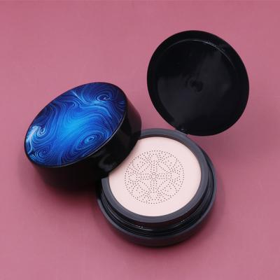 China Cosmetic Packaging Customize ABS Plastic Round 20g Air Cushion Powder Base Cream Container Empty Compact Cosmetic Packaging Box With Mirror for sale