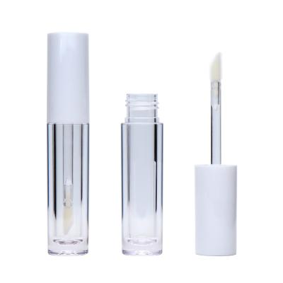 China Personal care in stock empty color petg containers makeup tools DIY 4ml lip gloss package white tubes bottle package lip gloss plastic tubes for sale