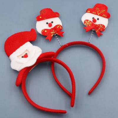 China Cute Party Christmas Headband Decoration Hair Band Accessories Antlers Headband Glitter Scale Antlers Headdress for Kids for sale