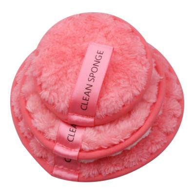 China Facial Cleansing Sponge Wholesale Facial Makeup Remove Puff 3pcs Different Size Double Side Pack Repeat Used Skin Remover Cosmetic Cleansing Tools for sale