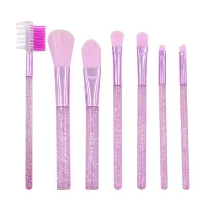 China 7pcs A Brush Set of Brushes Smudge for Professional Makeup Eyeshadow Foundation Eyebrow Lip Brush Kit Make Up Tools for sale