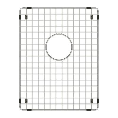 China Sustainable Kitchen Sink Bottom Stainless Steel Grid With Bumper And Feet for sale