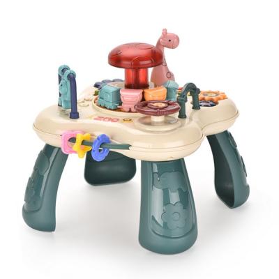 China Multifunctional mini play table baby musical learning table toy kids early educational animal park mini play table for sale