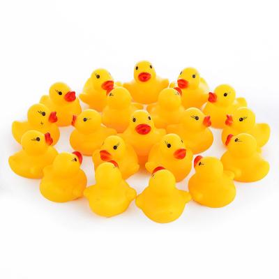 China Toy Hotselling Kids Shower Cognitive Floating Swimming Mini Yellow Duck Rubber Ducks Bath Toy With Healthy Rubber Duck Volume for sale