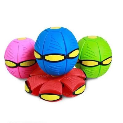 China Sports Toy Outdoor Transformed UFO Ball Duct Deformation Flying Saucer Disc Ball Magic Toy for sale