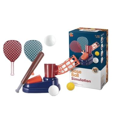 China Kids Play Toy Amazon Indoor and Outdoor Portable 2-in-1 Golf Toys Baseball Toys Sports Training Toys Set for Kids for sale