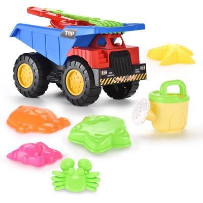 China 100% Eco-friendly Cheap Kids Play Outdoor Game 10pcs Summer Set Molds Beach Sand Toys Funny Outdoor Game for sale