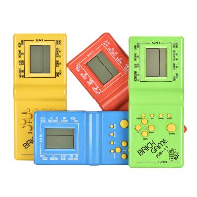 China Classic Nostalgic Educational Game 9999 Brick Toy Game Machine Handheld Retro Hotselling Plastic Children Building Blocks Console for sale