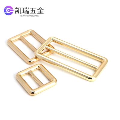 China Best Gold Metal Place Ring Buckle Belt Buckle For Luggage Clothing Hardware Lightweight Accessories Buckles Wholesale for sale