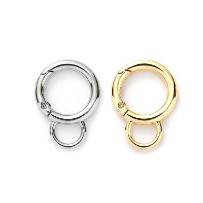 China High Quality Spring Hook Ring Luggage Metal Accessories Handbag Hardware Best Fashion Spring Hook Key Rings Material for sale