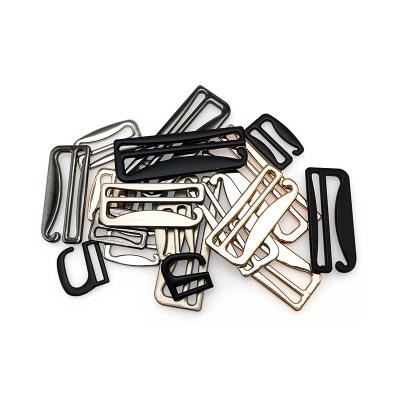 China Best Hardware Bags Metal Accessories Zinc Alloy Swimwear Slide Buckles Belt Accessories Fashion Hardware Accessories for sale