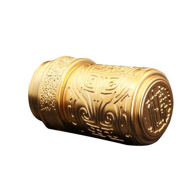 China Non Spill Custom Zinc Alloy Wine Lid Perfume Cover For Wine And Perfume for sale