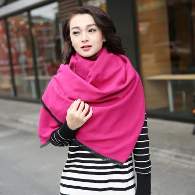 China Factory new winter style fashion new arrival multi color feeling viscose cotton pashmina scarf shawl soft smooth pashmina 100% factory for sale