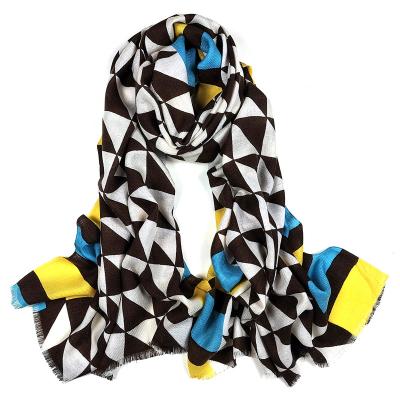 China Fashion High Price Grade Fashion Digital Printed Square Women's Scarf Cashmere Cheap Scarves New Soft Soft Feeling Custom Design for sale