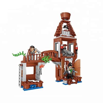 China Diy Pirate Guard 302pcs Intelligence ABS Plastic Plastic Building Sets For Adults for sale