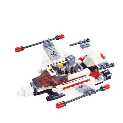 China Non-Toxic Diy Model Toy Intelligence Assembly Building Block Fighter Space For Children for sale