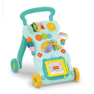 China Learn Kids Educational Toy Novelty Baby Walker Hot Selling Educational Car with Light and Music for sale