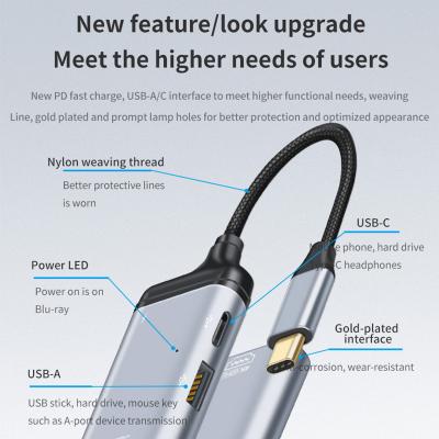 China Video Transmission Multi Function USB OTG Converter Cable For Mobile Phone Laptop for sale