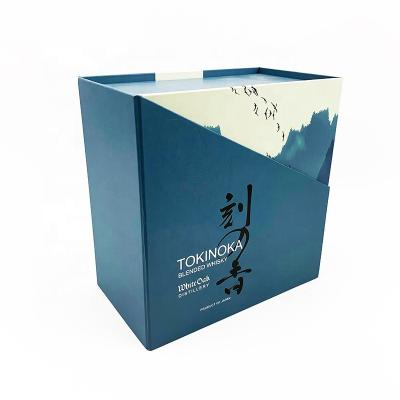 China Customized Luxury Recyclable Cardboard Paper Book Shape Magnet Shutters Packaging Craft Box For Cutlery for sale