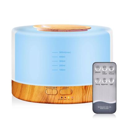 China Hotel wifi 500ml new design ultrasonic aroma diffuser led light aroma diffuser for sale