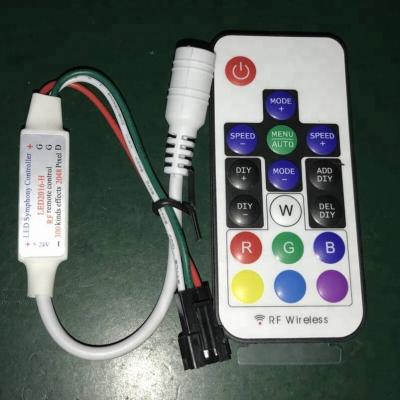 China For Dreamy LED Light Mini Color LED Remote Controller Driver IC RGB Led Controller Light RGB Led Led Controller RF for sale