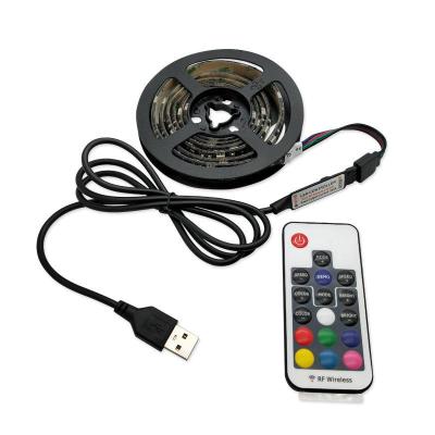 China Indoor Hot Selling IP20 12V 5M 5050 RGB Led Strip Set With Controller for sale