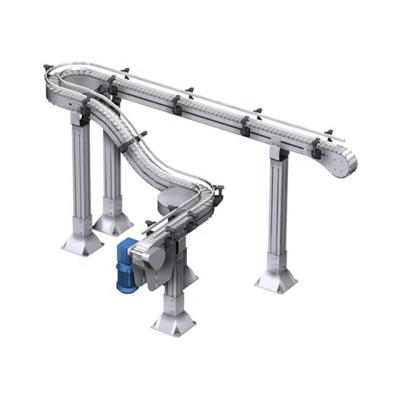 China Oil Chain Conveyor System Heavy Duty Flexible Conveyors For Oroduct Transfer for sale