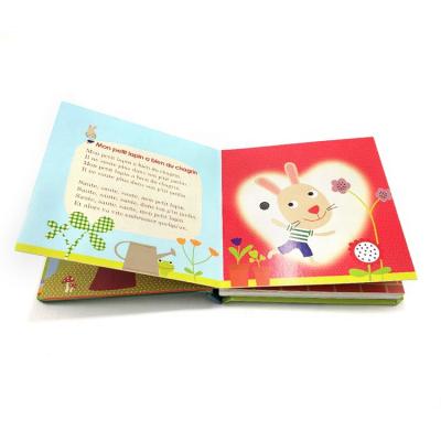 China paper & High Quality Hardcover Cardboard Book Kids Board Voice Story Book Audio Sound Printing for sale