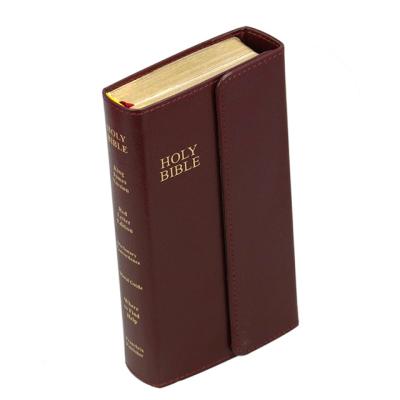 China Custom Cheap Leather Soft Cover ODM Mini Paper Book OEM Pocket Holy Bible Book Printing Hardcover Book for sale