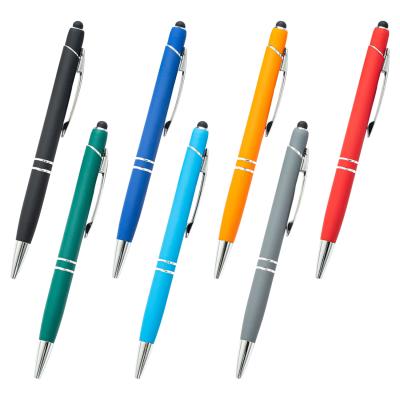 China New Design Promotional Aluminum Metal Ballpoint Pen Logo Metal Ballpoint Pen Custom Aluminum Pen With Custom Logo for sale