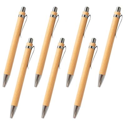 China office & 2021 School Pen Custom Eco-Friendly Wooden Bamboo Pen With Logo Ballpoint Pen for sale