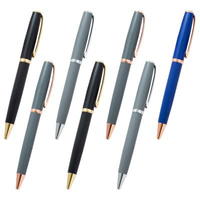 China office & School Promotional Pen Factory Twist Mechanism Metal Ballpoint Pen With Laser Logo Custom Pen For Business for sale