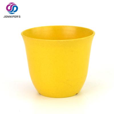 China Cartoon Home Ministry Decor Plants Growth Supplies Colorful Mini Bamboo Fiber Succulent Plant Gardening Flower Pot for sale