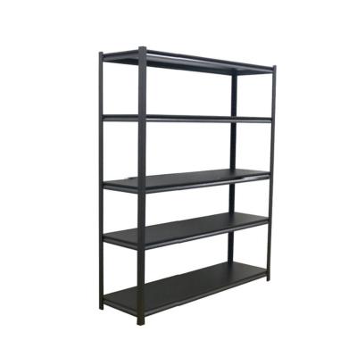 China Light Duty Wholesale In Stock Standing Supermarket Shelves 5 Layer Carbon Steel Retail Display Rack for sale