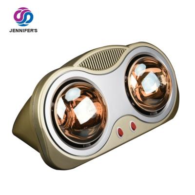 China Wall Mounted Type Adjustable Thermostat Hotel Ventilation Lighting Infrared Electric Bathroom Lamp Heater for sale