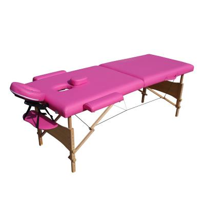 China Traditional Wooden Massage Table Stretcher Portable Massage Bed for sale