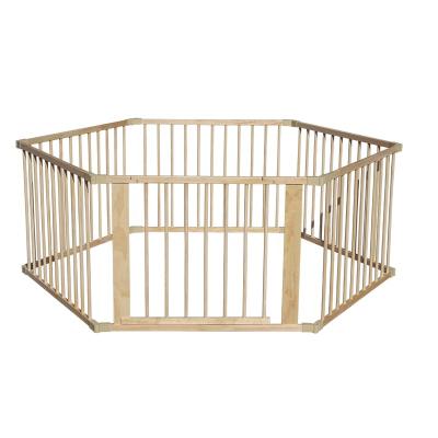 China Factory New Large Modern Portable Folding Wooden Baby Playpen for sale