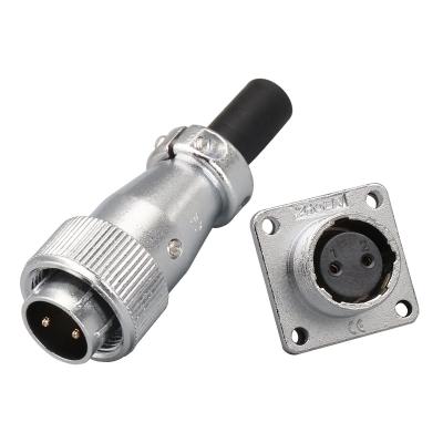 China M16 WS16 Power Male Plug & Female Plug Square Signal Aviation Power Connector Automotive Electrical Adapter for sale