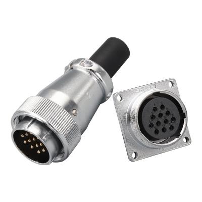 China M28 WS28 Power Male Plug And Female Plug Square Signal Aviation Power Connector Automotive Electrical Adapter for sale