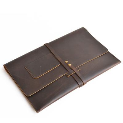 China High Quality Handmade Leather Laptop Case Custom Leather Laptop Sleeve Laptop Bag for sale