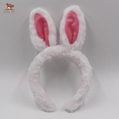 China Kids Head Band Customize Rabbit Ear Head Band Plush Ear Animal Head Bands for sale