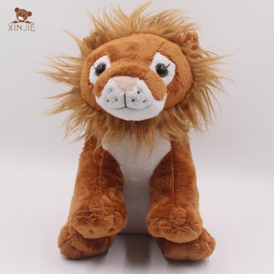 China Plush Customize Good Quality Lovely Stuffed Heart Beat Recordable Lion Plush Toy for sale