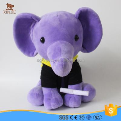 China Plush Customize Licensed Plush Elephant Toy With Dress for sale