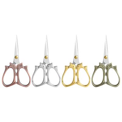 China New Design Retro Squirrel Cutting Workshop Stainless Steel Manual Student Office Scissors Household Special Scissors for sale