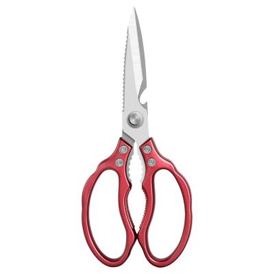 China Cutting Shop Made In China Hot Sale Kitchen Scissors Cheap Multifunctional Color Lotus Kitchen Scissors Kitchen Knives for sale